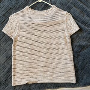 Elegant Cream Knit Sweater